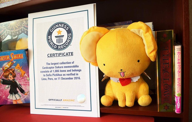 El récord Guinness a la mayor colección de objetos de Cardcaptor Sakura