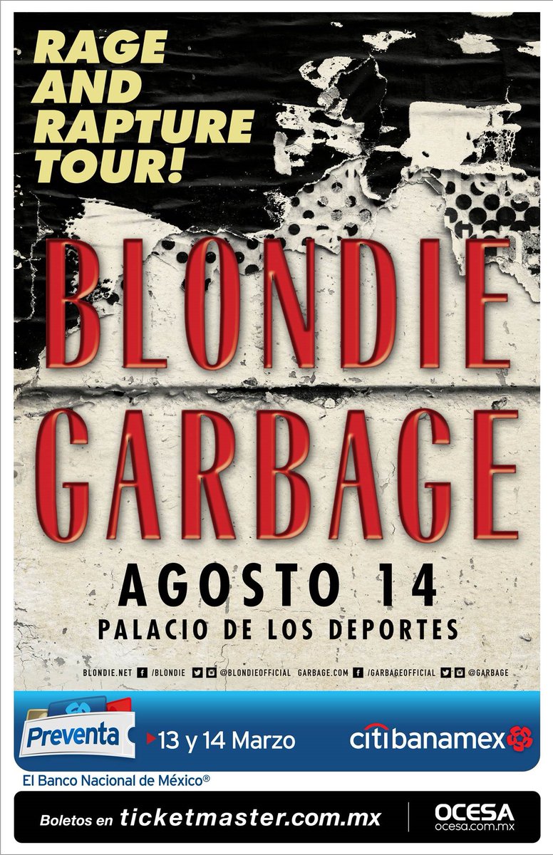Blondie y Garbage en México