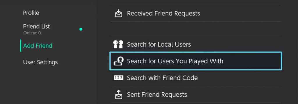 Nintendo Switch Agregar Código de amigo