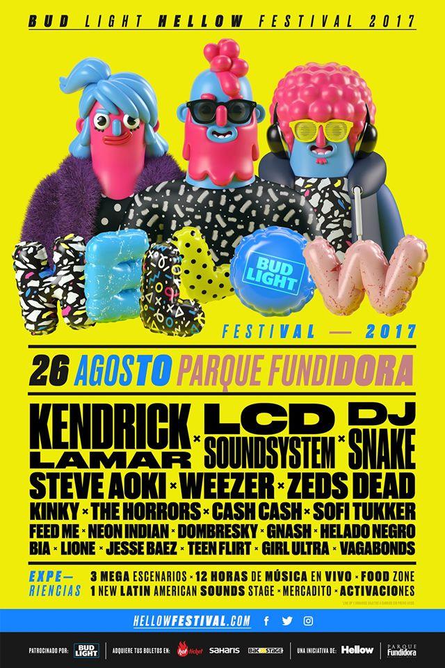Kendrick Lamar tocará en el Hellow Fest