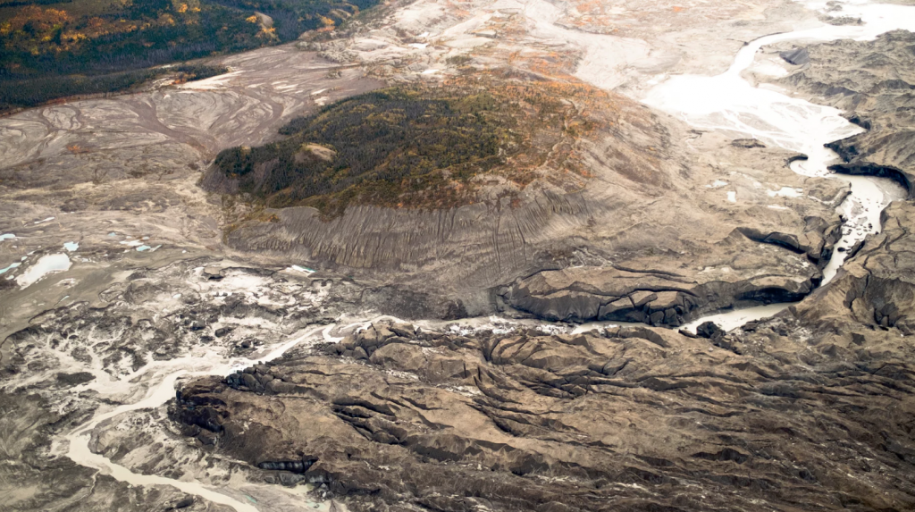 El río Slims desapareció de Canadá en sólo cuatro días