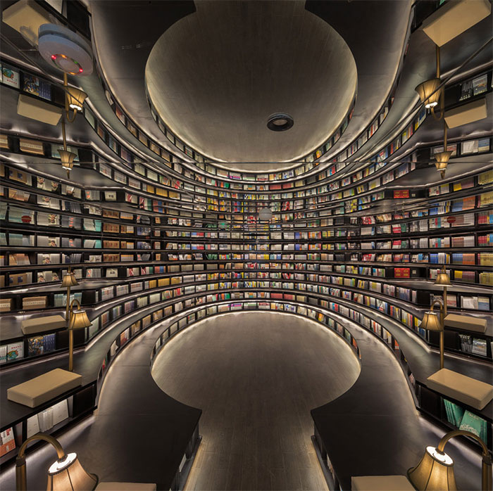Librería Hangzhou Zhongshuge ganadora del A’ Design Award & Competition