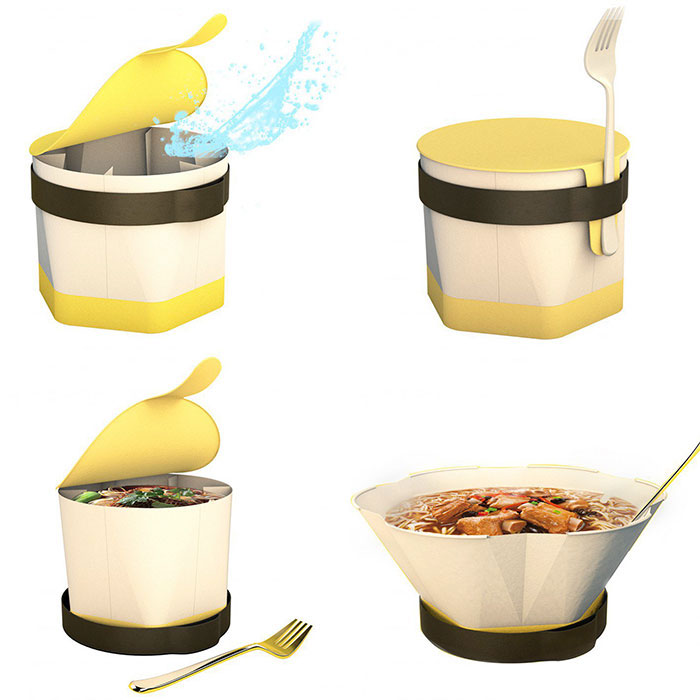 Instant noodle packing box del A’ Design Award & Competition