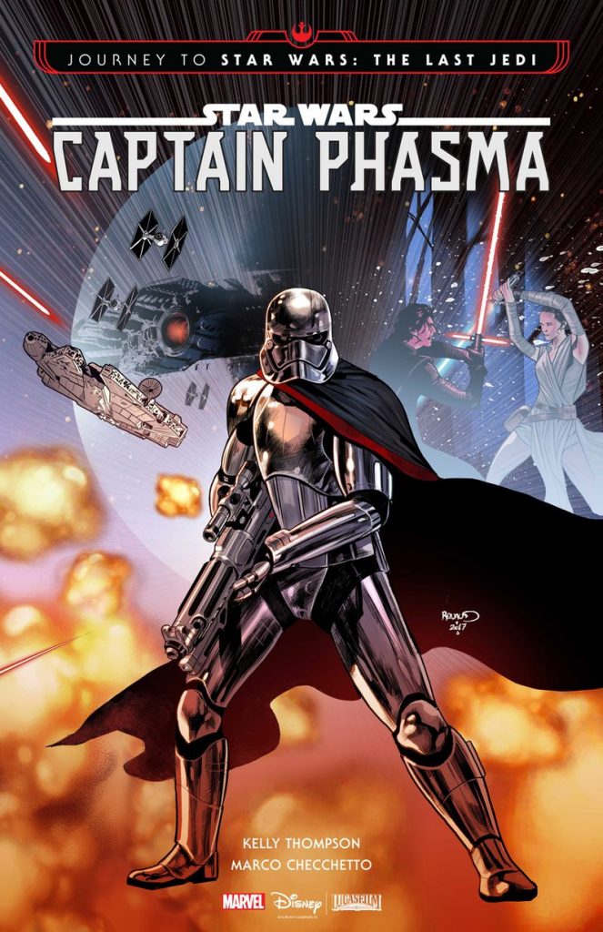 La Capitán Phasma en la portada del comic que unirá The Force Awakens con The Last Jedi