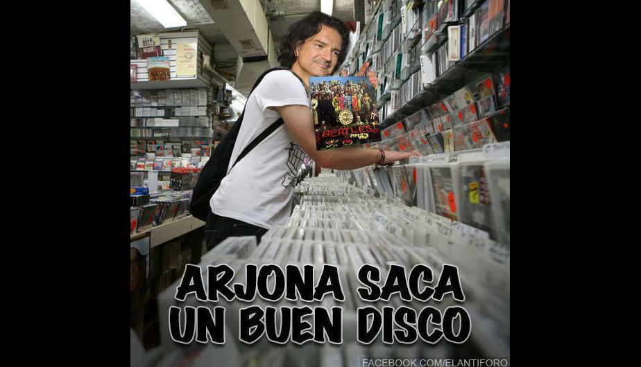 meme ricardo arjona buen disco