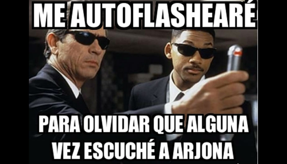 meme ricardo arjona hombres de negro