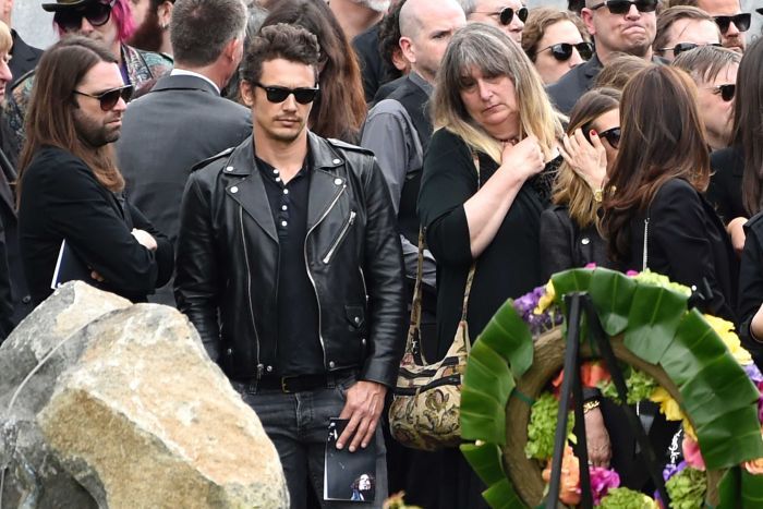 Franco en el funeral de Chris Cornell