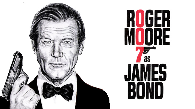 El agente 007 Roger Moore