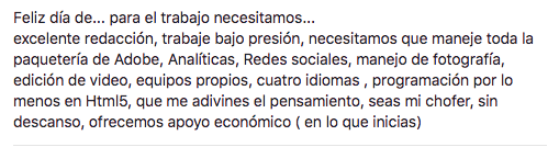 Estado de Facebook DÃ­a del comunicÃ³logo