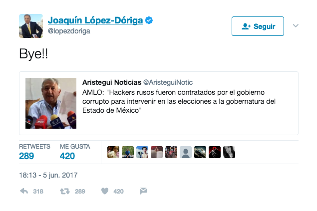 LÃ³pez-DÃ³riga volviÃ³ a quedar mal ante el pÃºblico