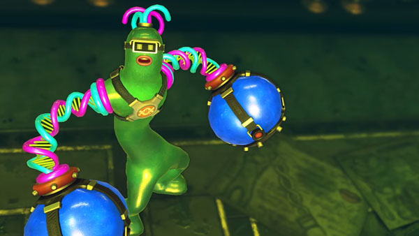 Helix es un combatiente de Arms para la Switch