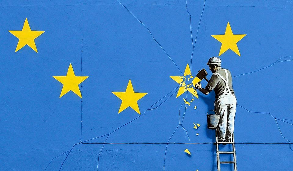 graffitis de Banksy