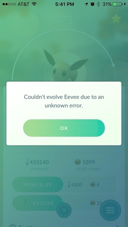 Pokémon Go ya no permite evolucionar pokémon marcados