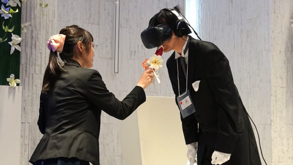 Una boda en VR con una novia de anime