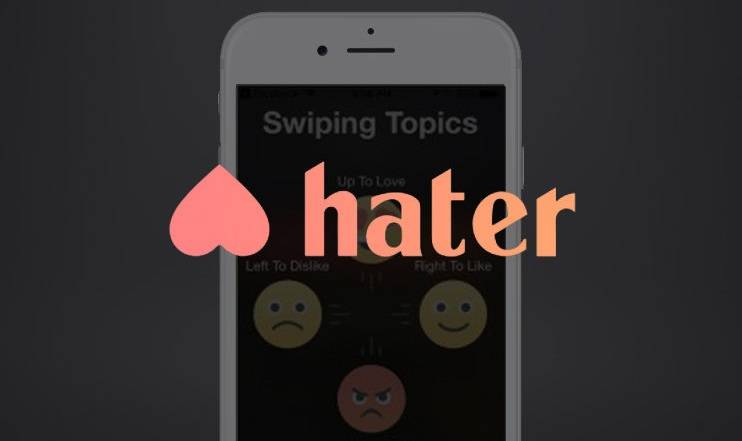 Hater, la app para encontrar el amor a partir del odio