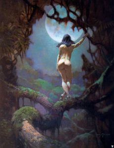 Ilustración desnudo femenino