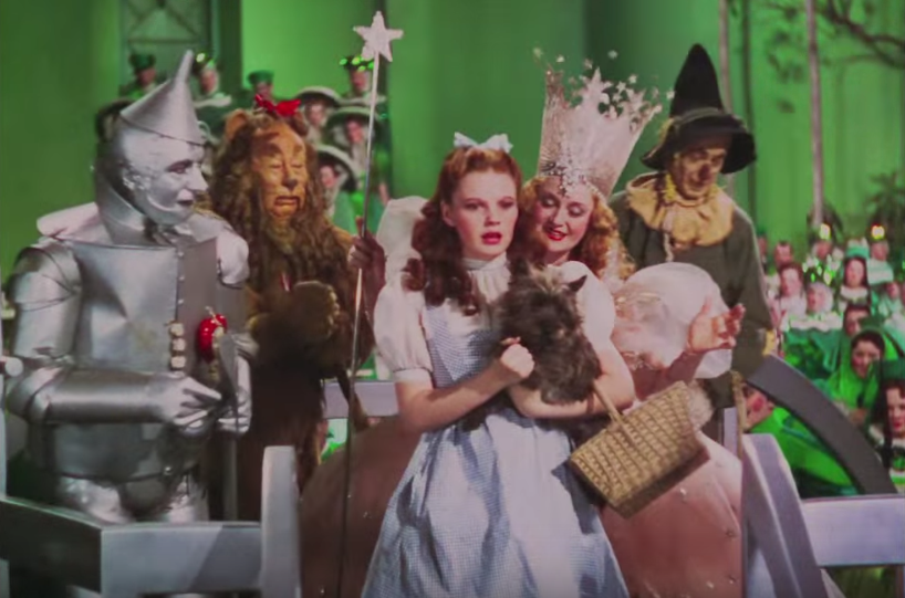Judy Garland en el Mago de Oz