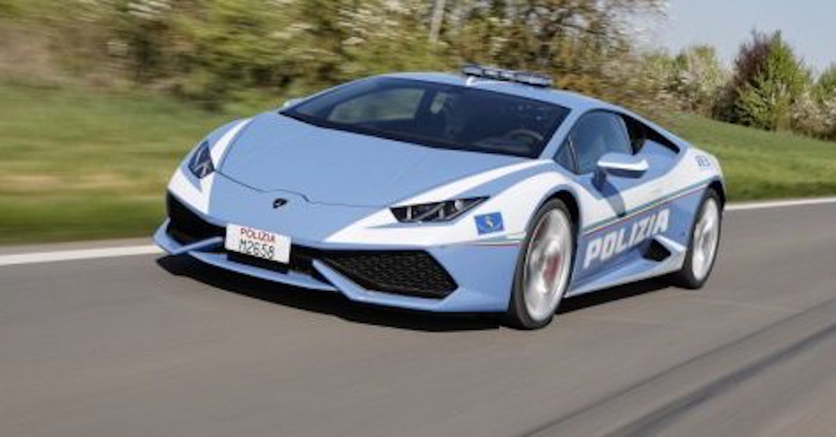 Conoce el espectacular Lamborghini que usara la policÃ­a de Italia
