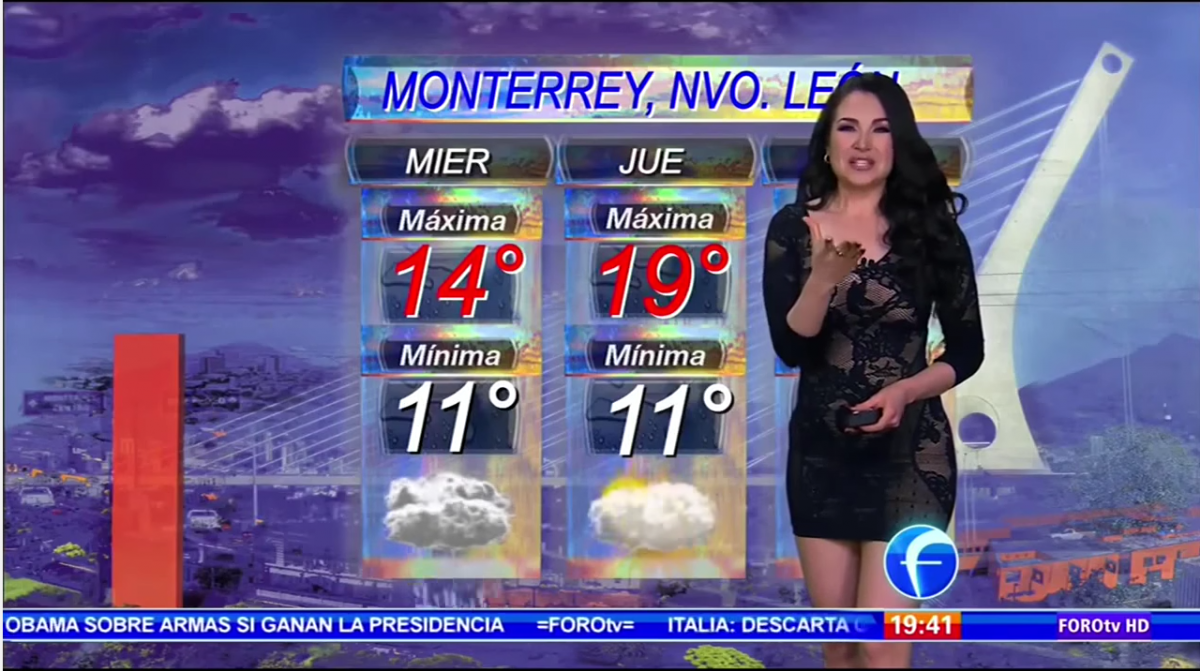 Mayte Carranco es la verdadera "Chica mÃ¡s Sexy del Clima" en MÃ©xico