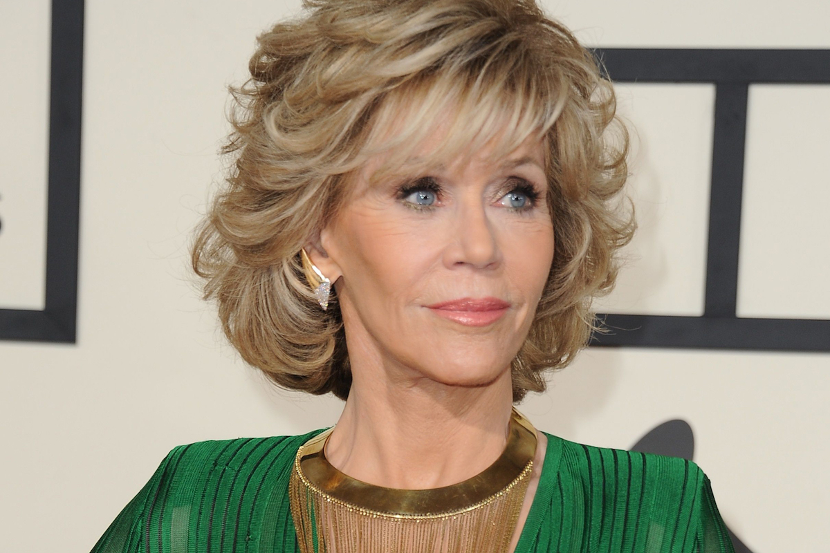Jane Fonda en la entrega 75 de los Grammy