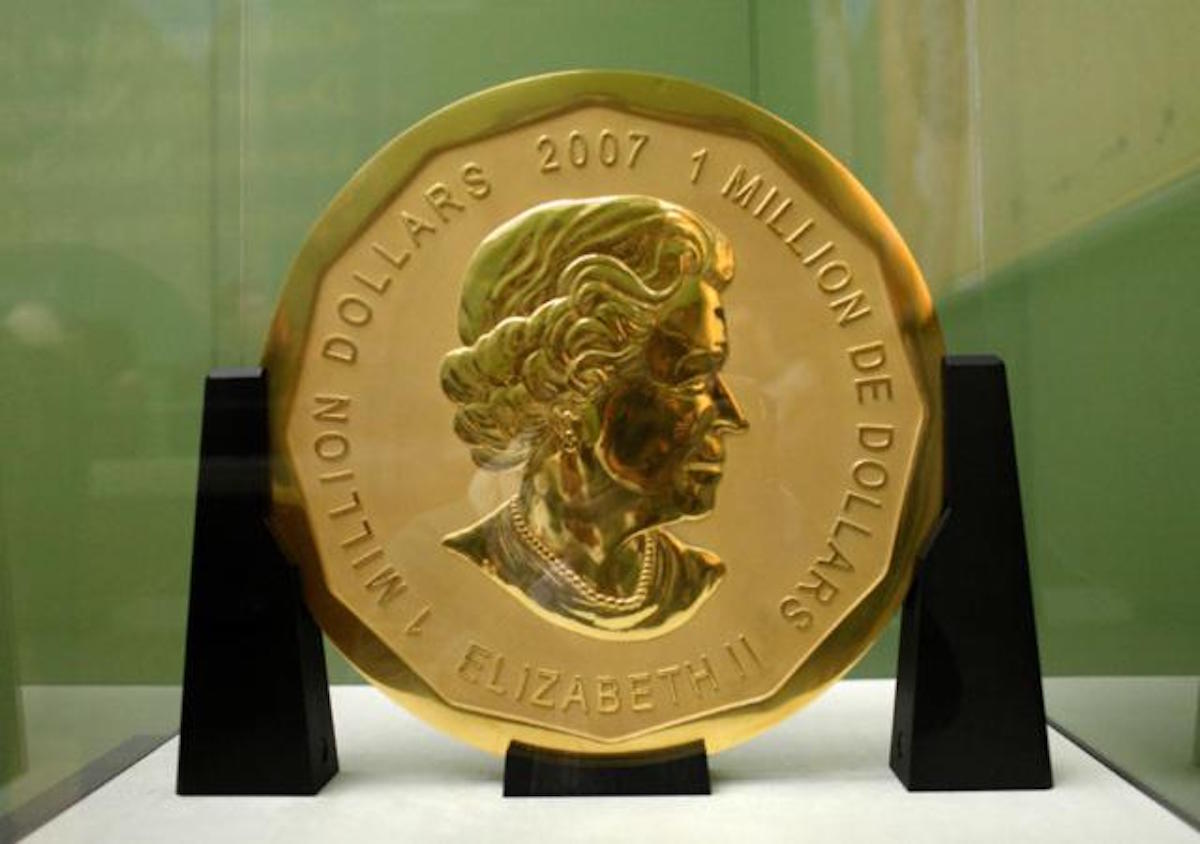 Â¡Roban la moneda de oro mÃ¡s grande del mundo!