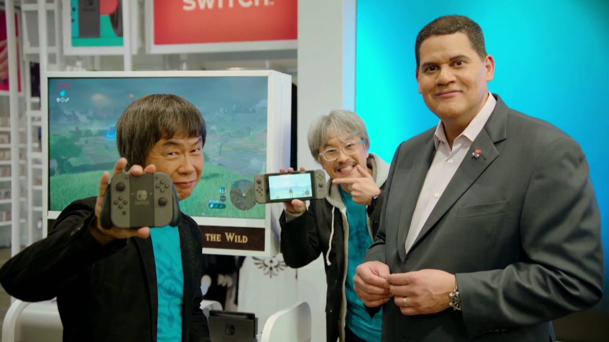 Nintendo Switch Miyamoto Aonuma Fils-Aime