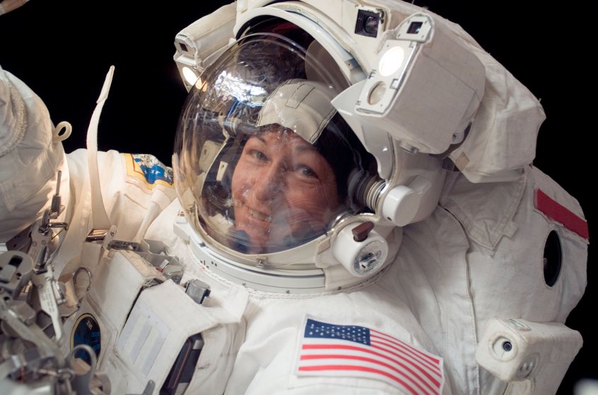La mujer astronauta con más visitas al espacio