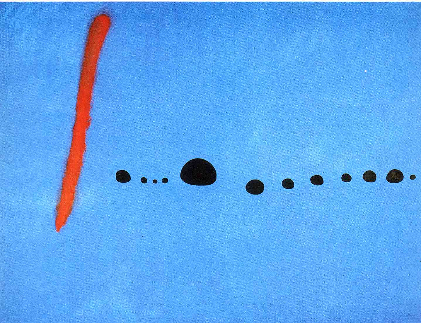 Azul II (1961) de Joan Miró