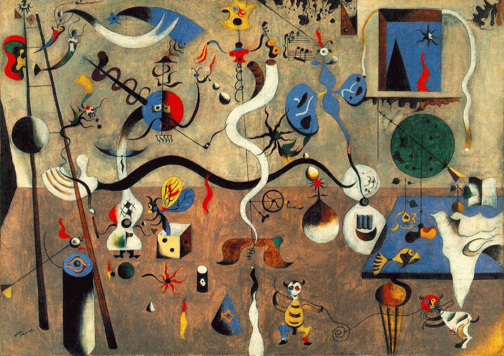 Carnaval del Arlequín (1925) de Joan Miró