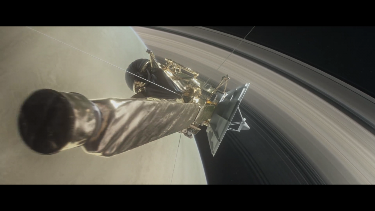 La nave espacial Cassini empezará su última misión, su Gran Final