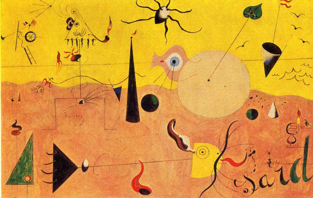 Paisaje Catalán (El cazador) (1923-1924) de Joan Miró