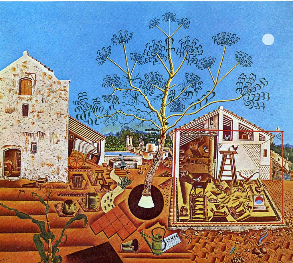 La masía (1922) de Joan Miró