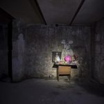 El altar en el hotel abandonado en la colonia Doctores
