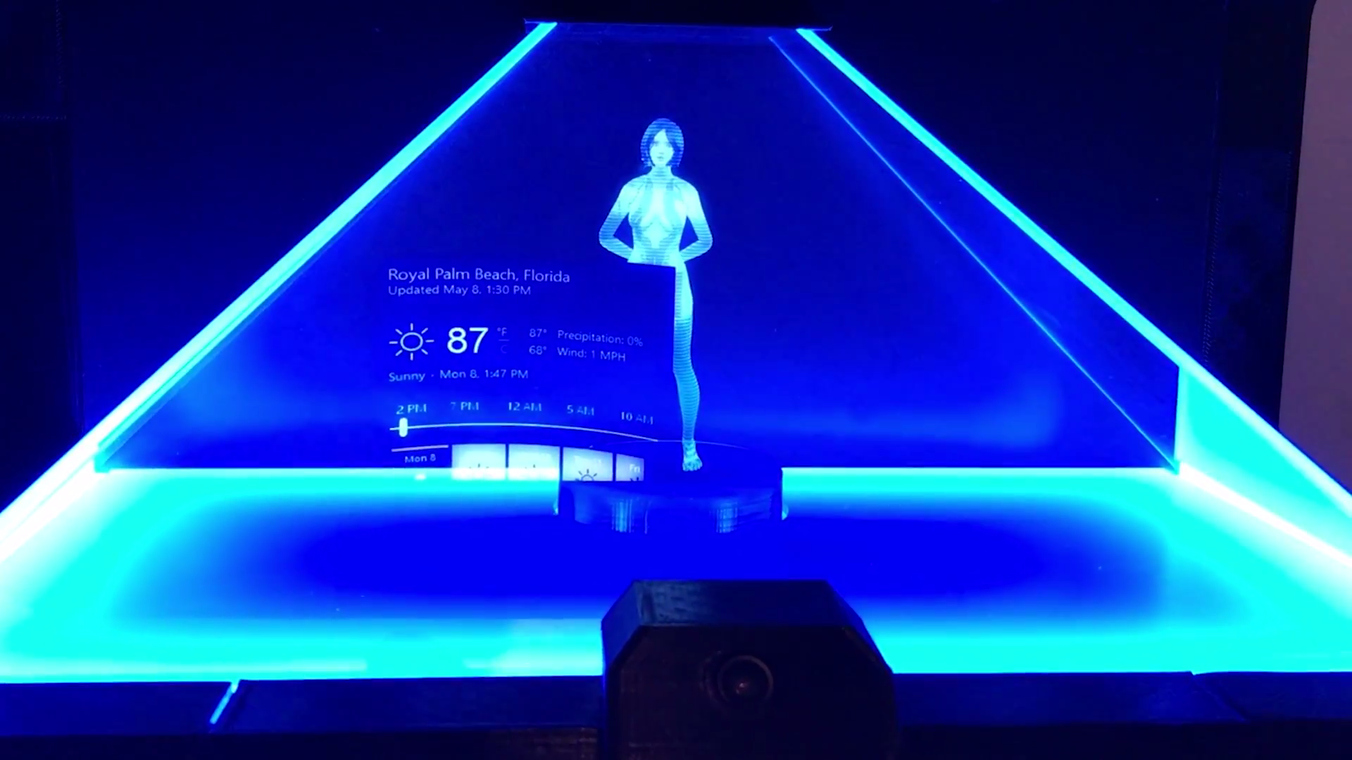 Cortana, convertida en un holograma