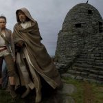 Daisy Ridley y Mark Hamill como Rey y Luke Skywalker en Star Wars VIII