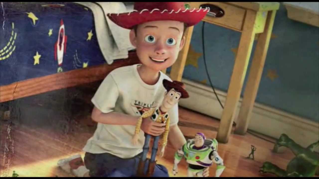 Andy y Woody en Toy Story de Pixar