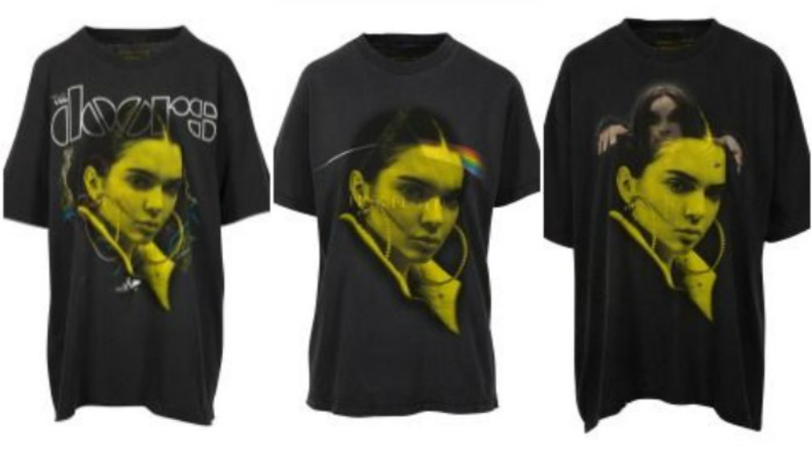 playeras de rock hermanas jenner