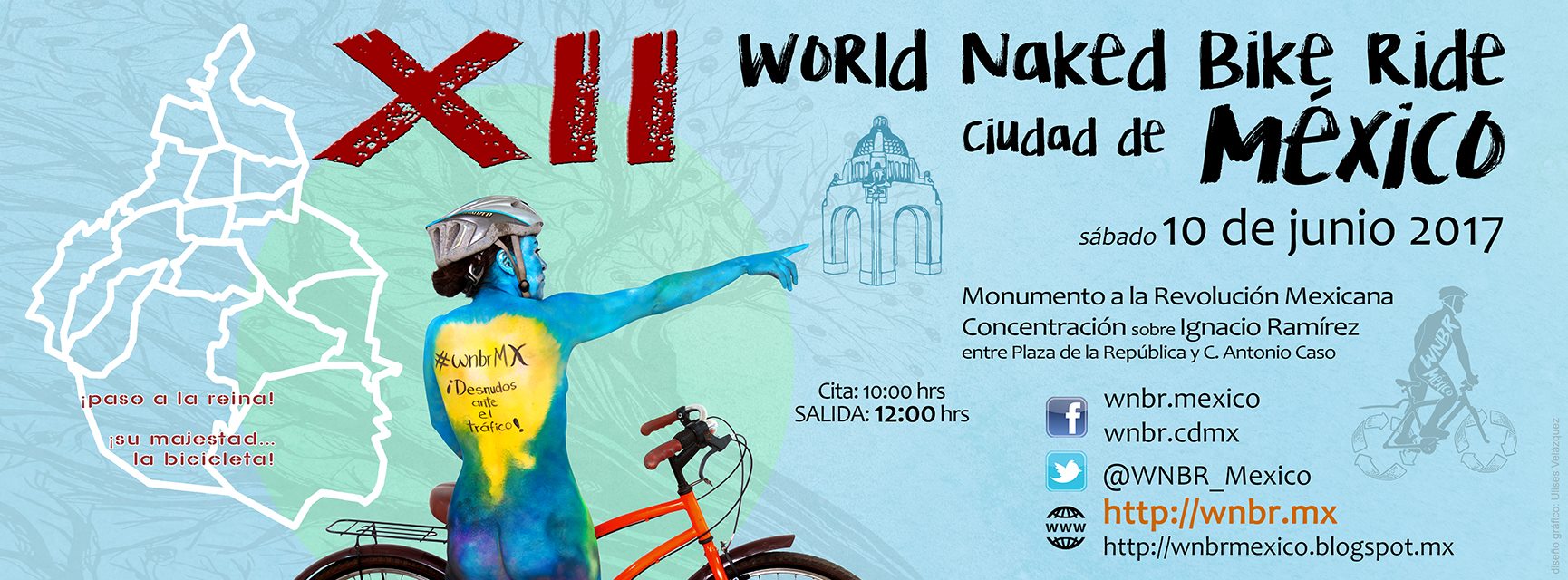 Convocatoria para la duodécima WNBR en la Ciudad de México
