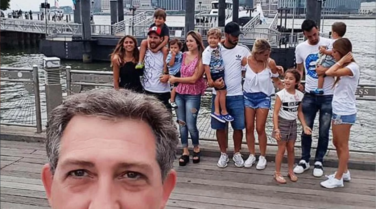 selfie del año con lionel messi