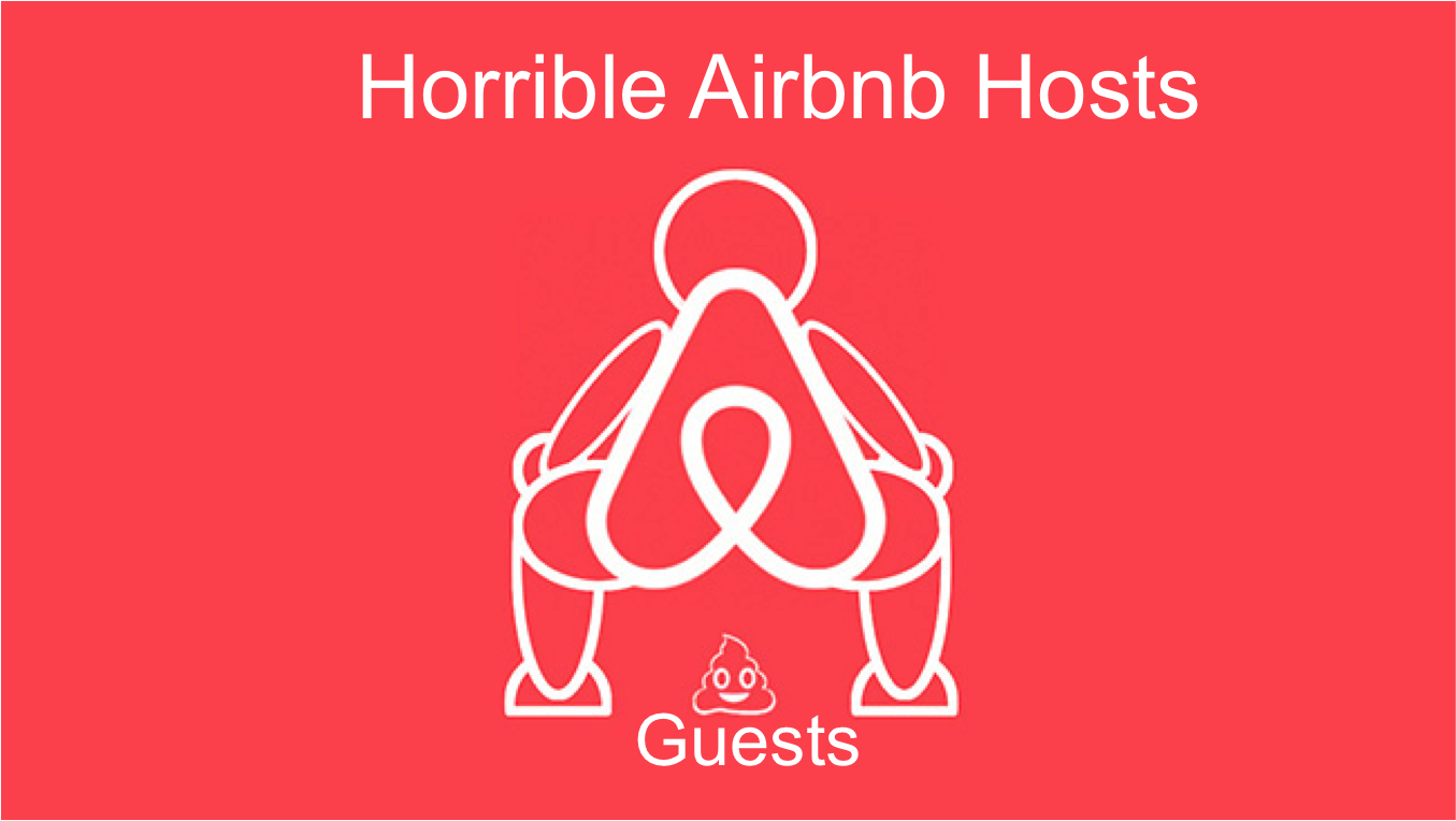Anfitrion airbnb tira huesped escaleras