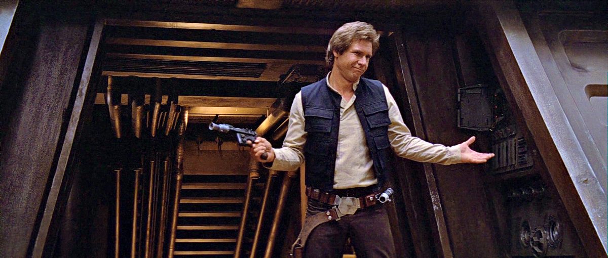 Harrison Ford como Han Solo en El regreso del Jedi