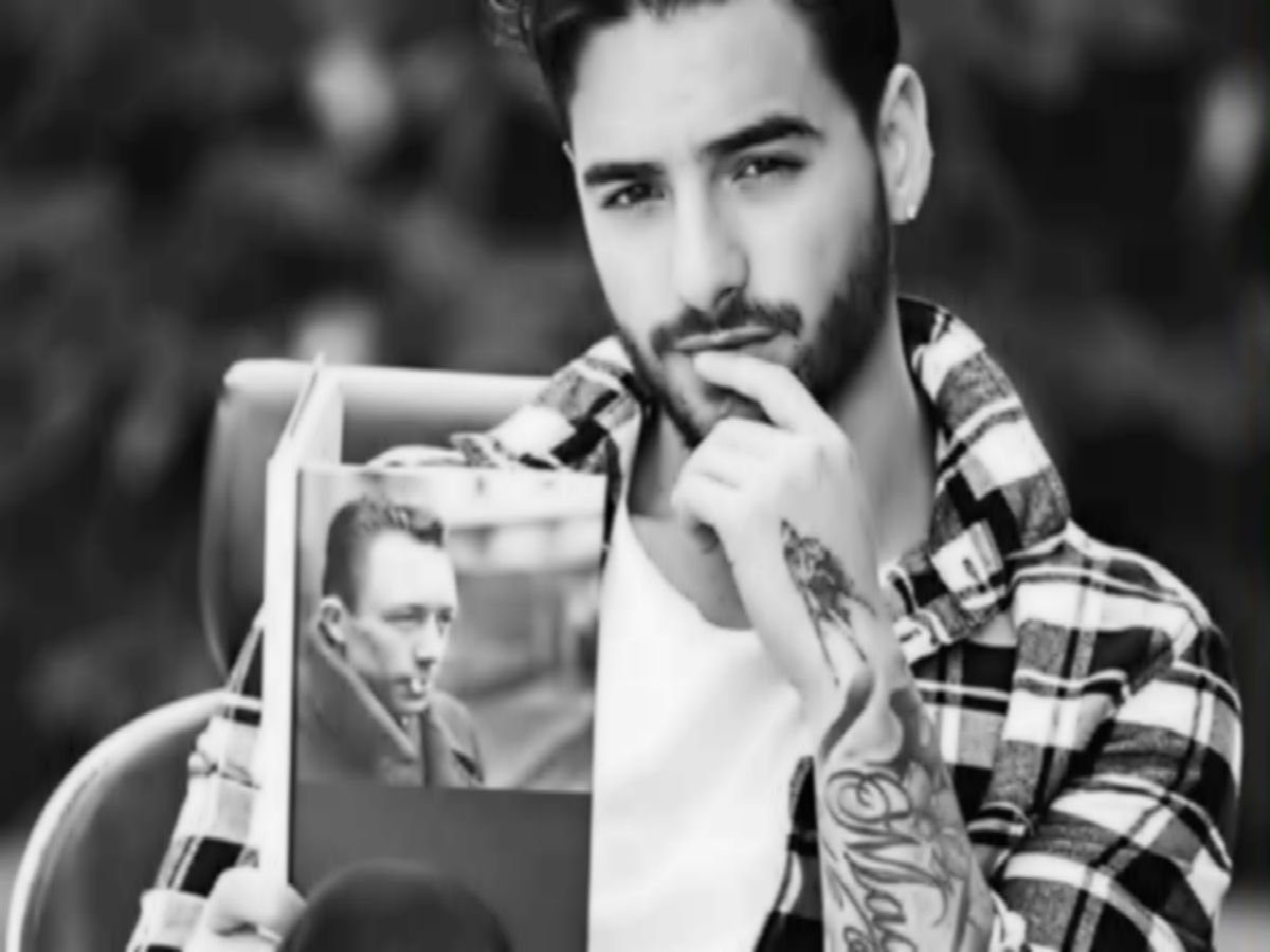 Maluma leyendo a Camus meme INBA