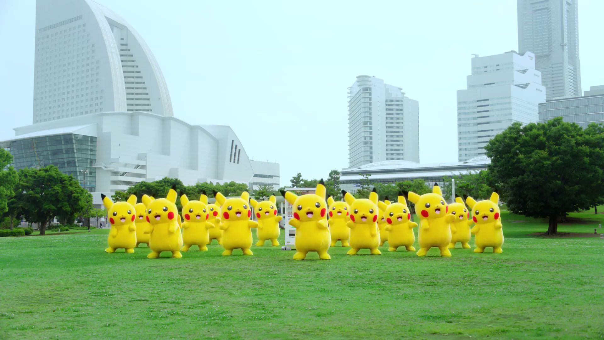 Comercial de Pikachu bailando canto a la tirolesa