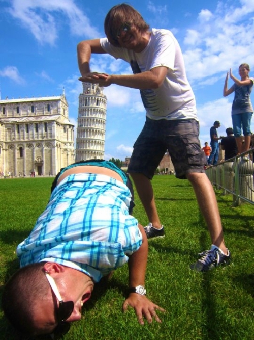 Torre de Pisa, Torre, Pisa, Foto, Fotografía, Turistas