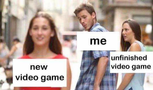 meme novio distraido videojuegos