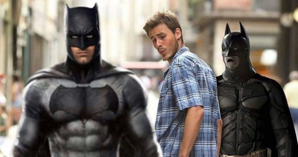 meme novio distraído batman