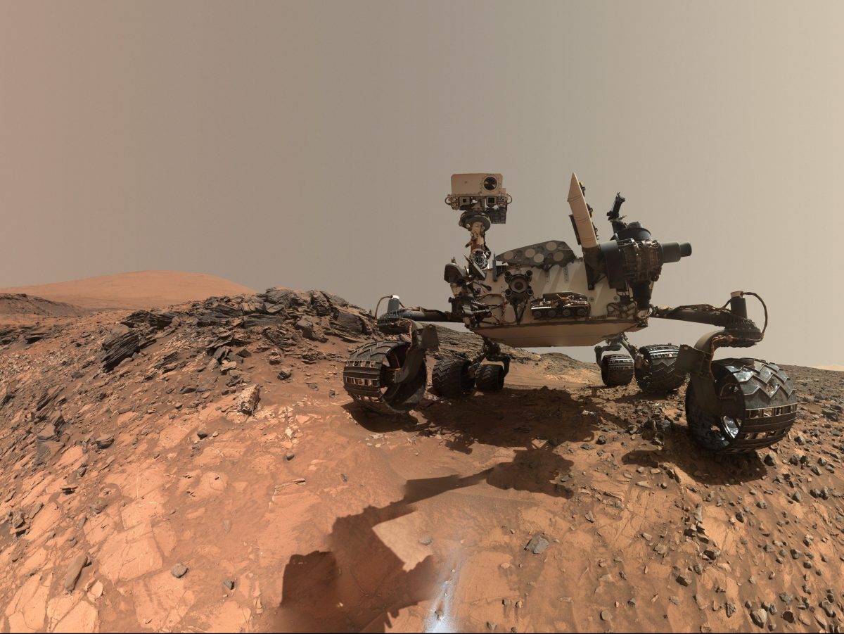 El Curiosity rover de la NASA en Marte