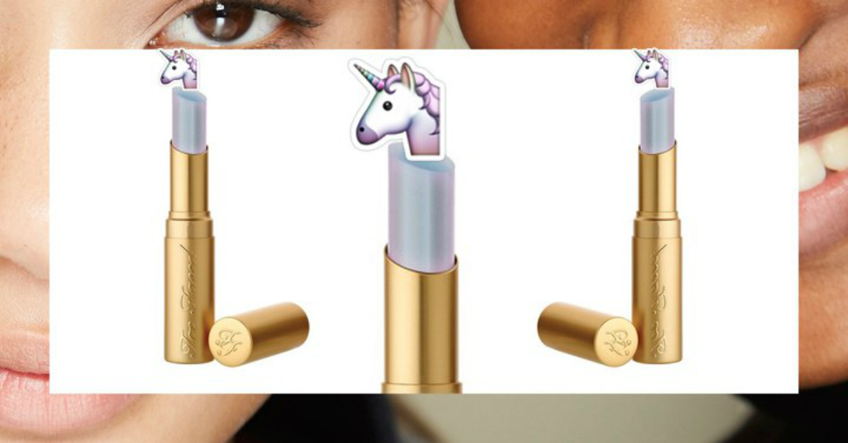 AsÃ­ se ve el lipstick lagrimas de unicornio