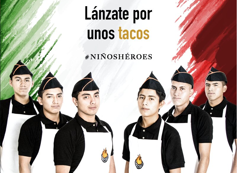 Taquearte lanza campaña con los niños heróes