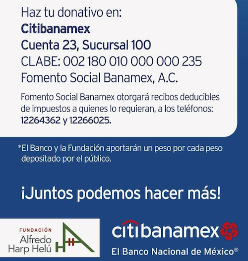 Donaciones Citibanamex